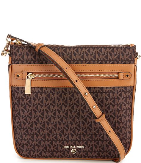 michael kors jet set monogram crossbody bag|Michael Kors jetset crossbody bag.